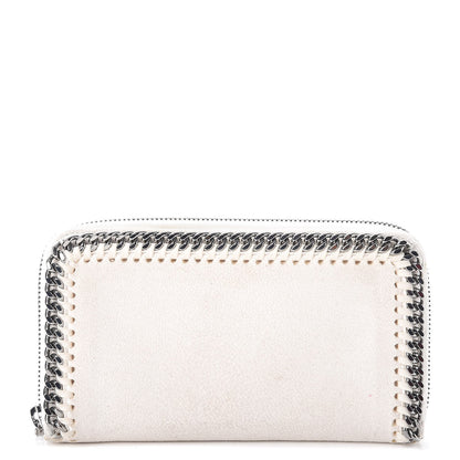 Stella McCartney Shaggy Deer Falabella Zip Around Wallet White 1 of 12