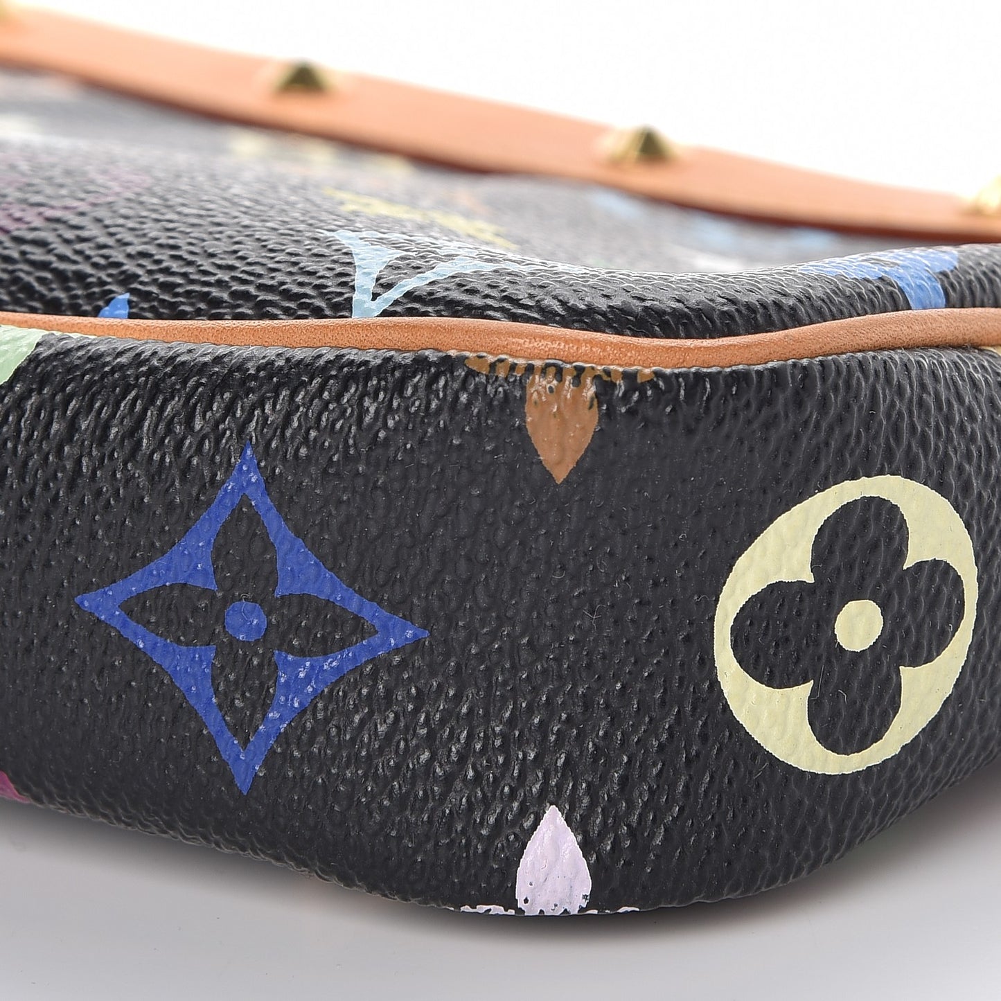 Monogram Multicolor Pochette Accessories Black
