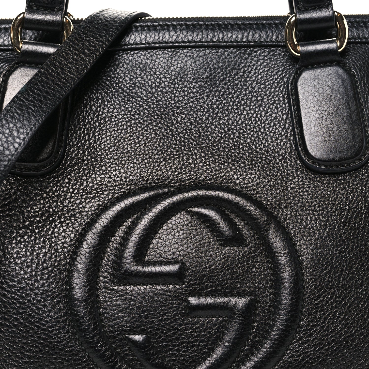 Gucci Cellarius Calfskin Small Soho Top Handle Satchel Black 8 of 11