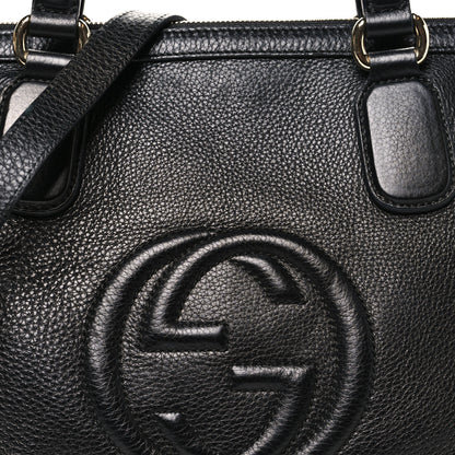 Gucci Cellarius Calfskin Small Soho Top Handle Satchel Black 8 of 11