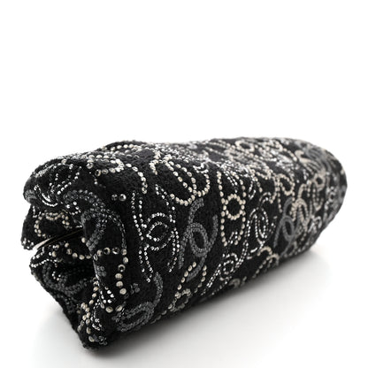 Chanel Tweed Strass Pudong Clutch Black 4 of 7