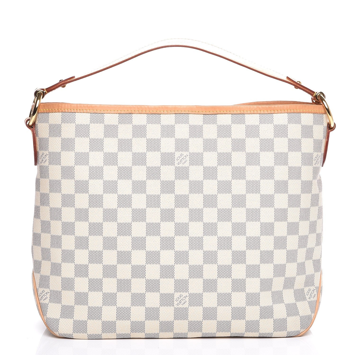 Louis Vuitton Damier Azur Delightful PM Rose Ballerine 1 of 9