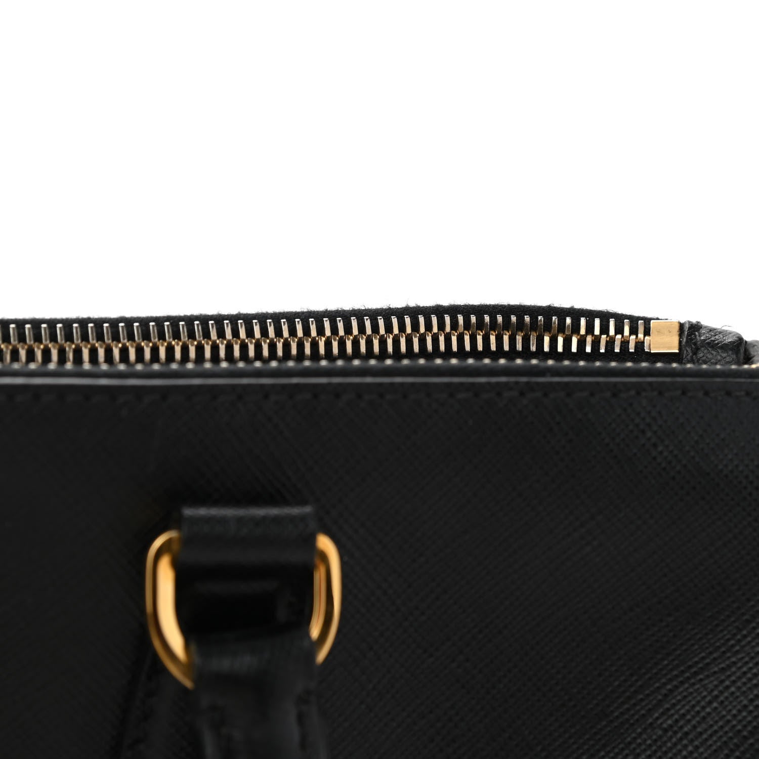 Prada Saffiano Medium Galleria Double Zip Tote Black 9 of 14
