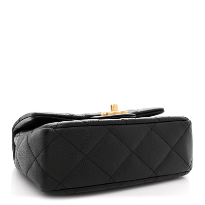Chanel Caviar Quilted Mini Sweetheart Flap Black 4 of 10