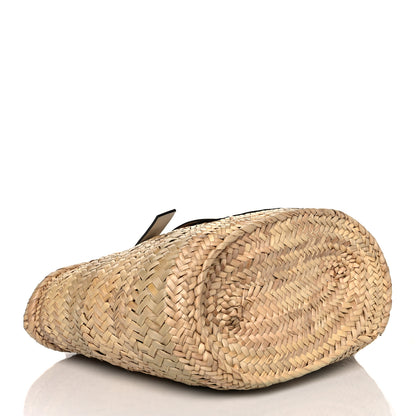 Loewe Raffia Basket Tote Bag Natural White 4 of 9