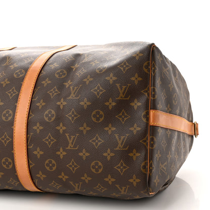 Louis Vuitton Monogram Keepall Bandouliere 55 9 of 16