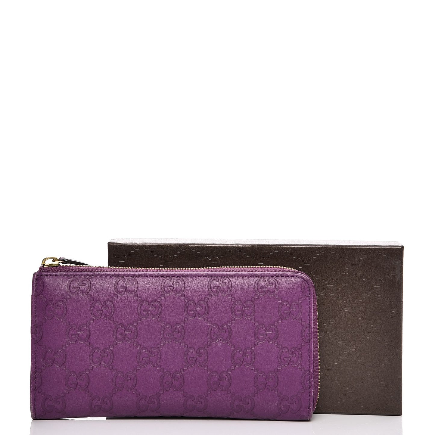Guccissima Donna Long Wallet Purple