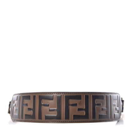 Fendi Calfskin FF 1974 Embossed Mini Strap You Maya Black 1 of 6