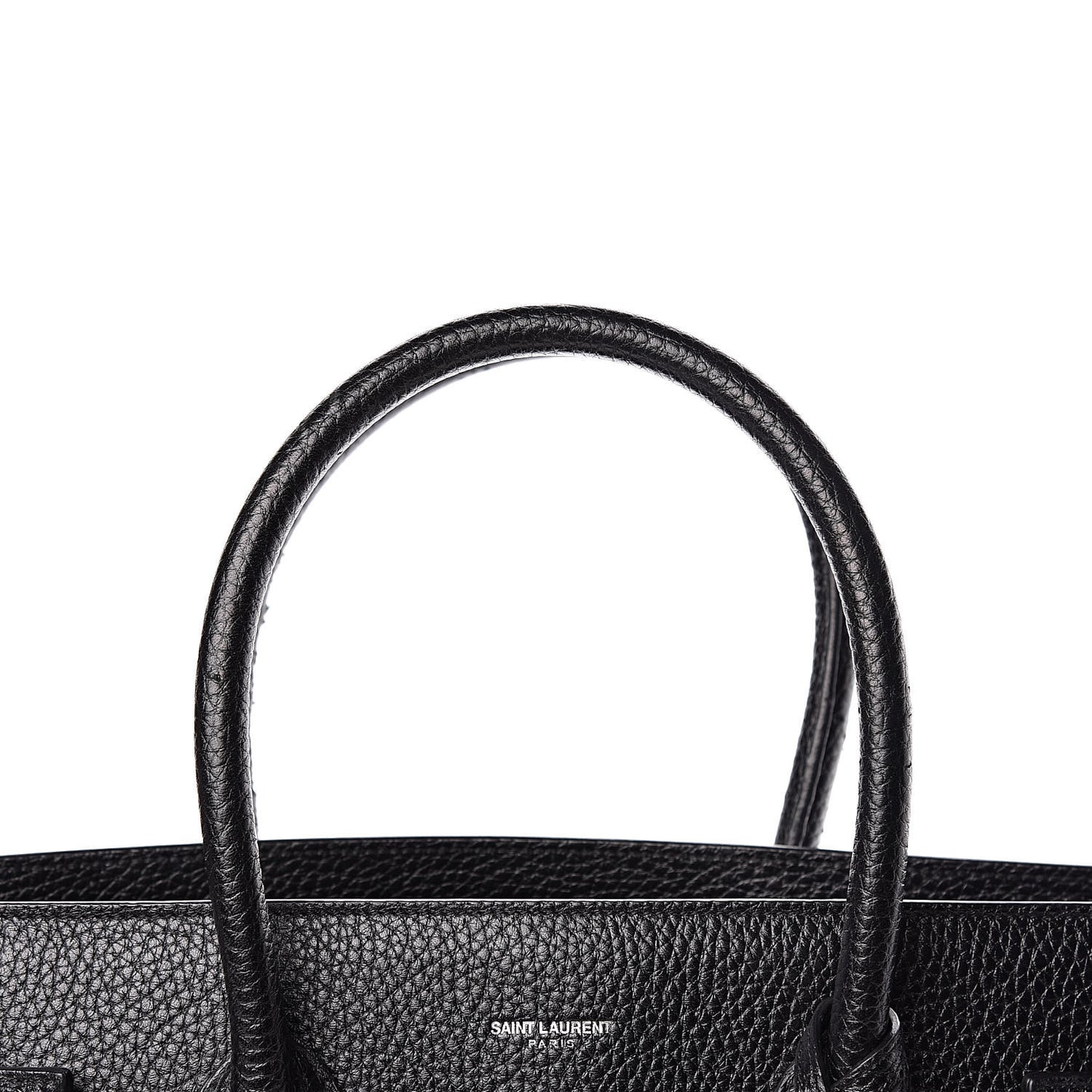 Grained Calfskin Large Sac De Jour Carryall Black