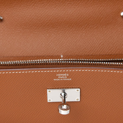 Hermes Epsom Kelly Wallet To Go Gold 8 of 11