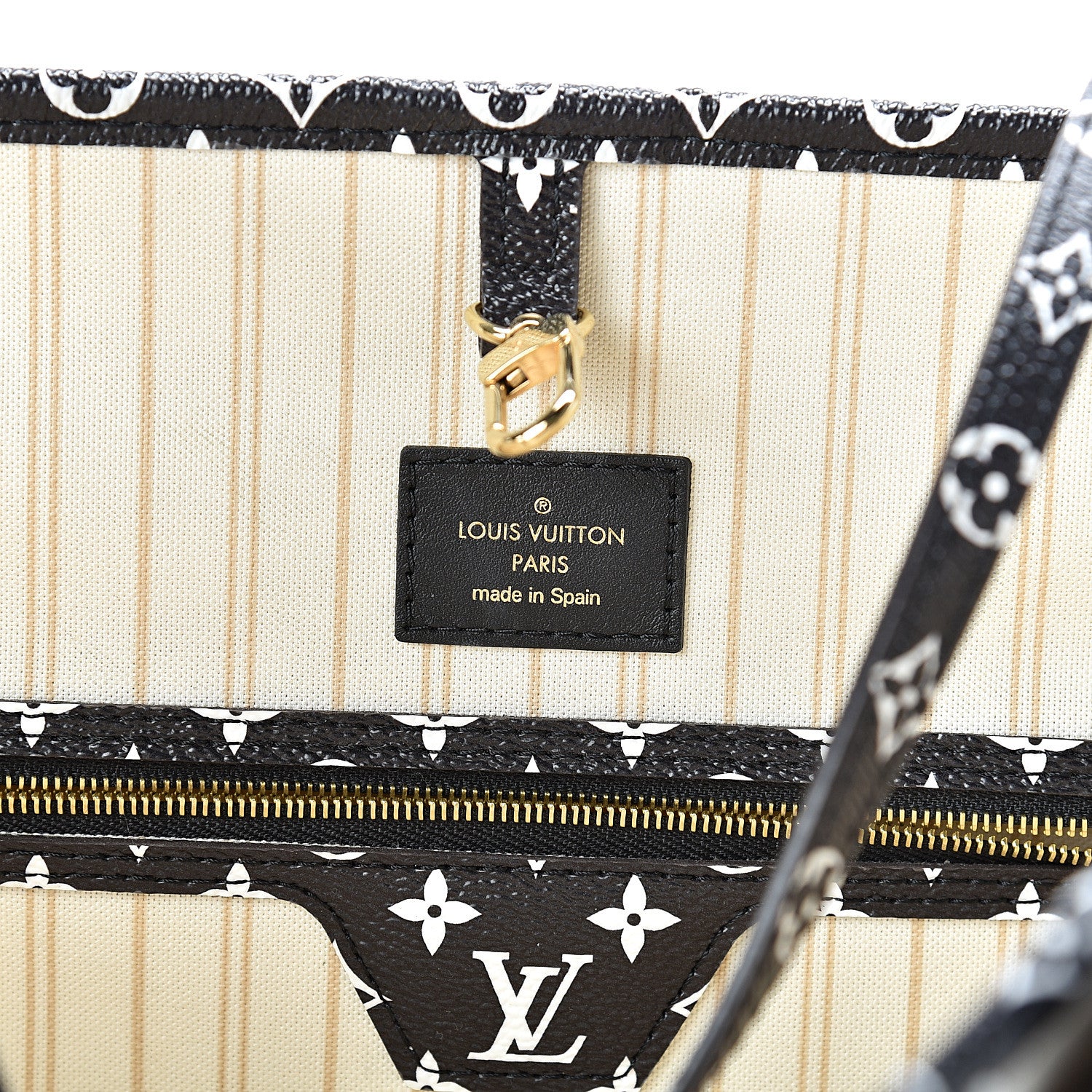 Louis Vuitton Monogram Giant Jungle Neverfull MM Ivory 6 of 10
