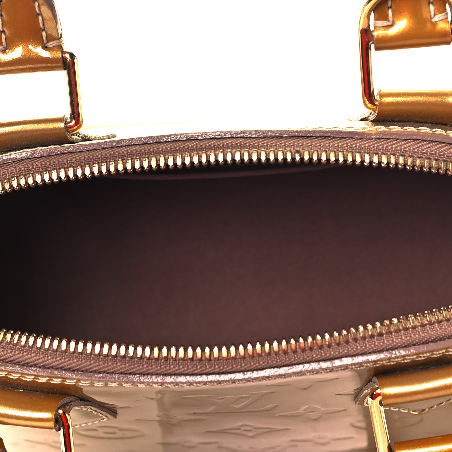 Louis Vuitton Vernis Alma BB Mordore 4 of 8