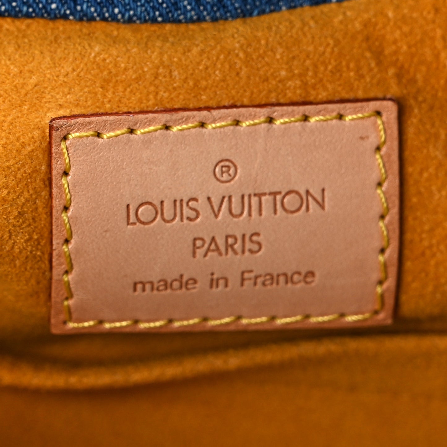 Monogram Denim Pleaty Blue