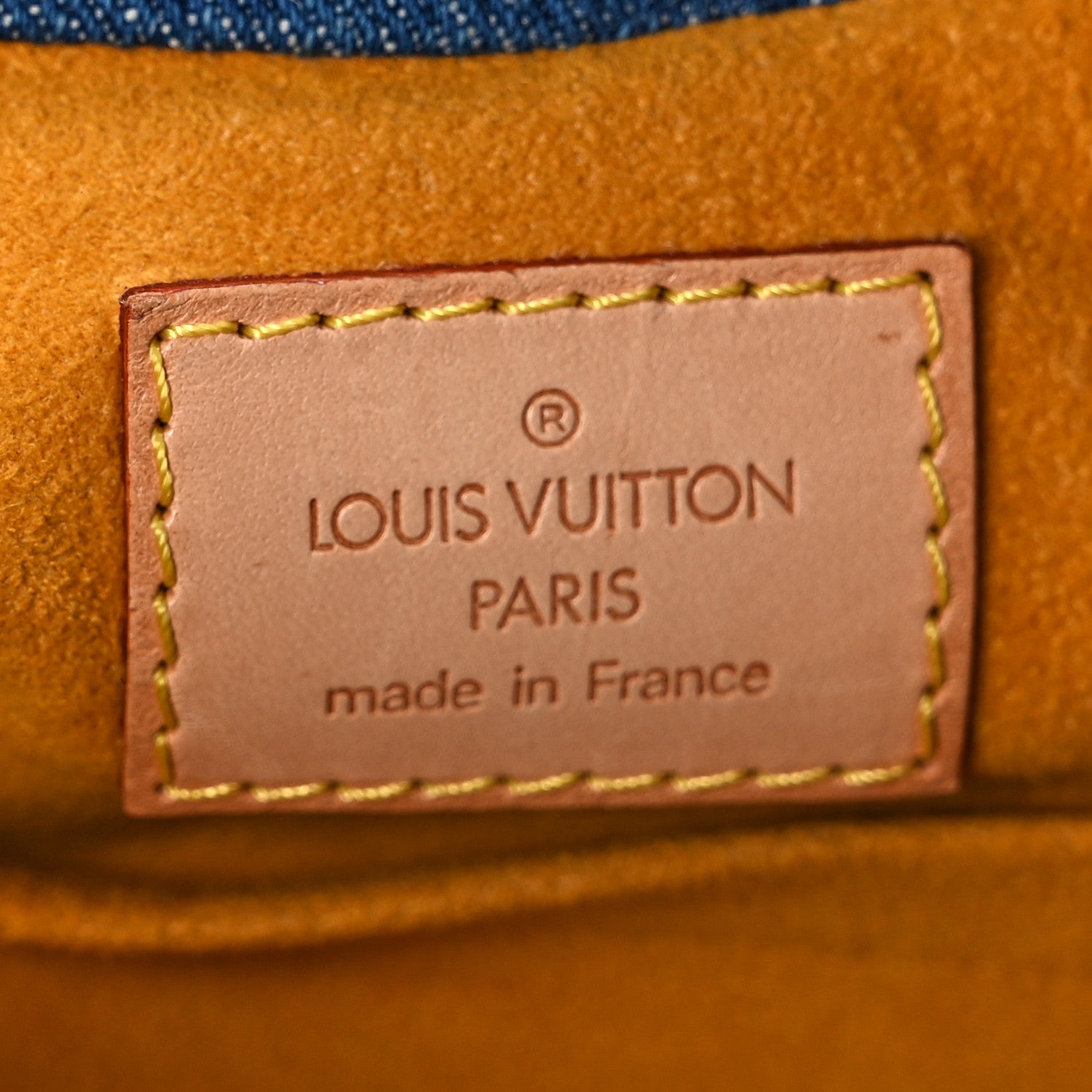 Louis Vuitton Monogram Denim Pleaty Blue 5 of 7