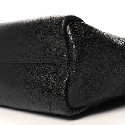 Chanel Caviar Stitched Medium Lady Coco Shopping Tote Black 10 of 11