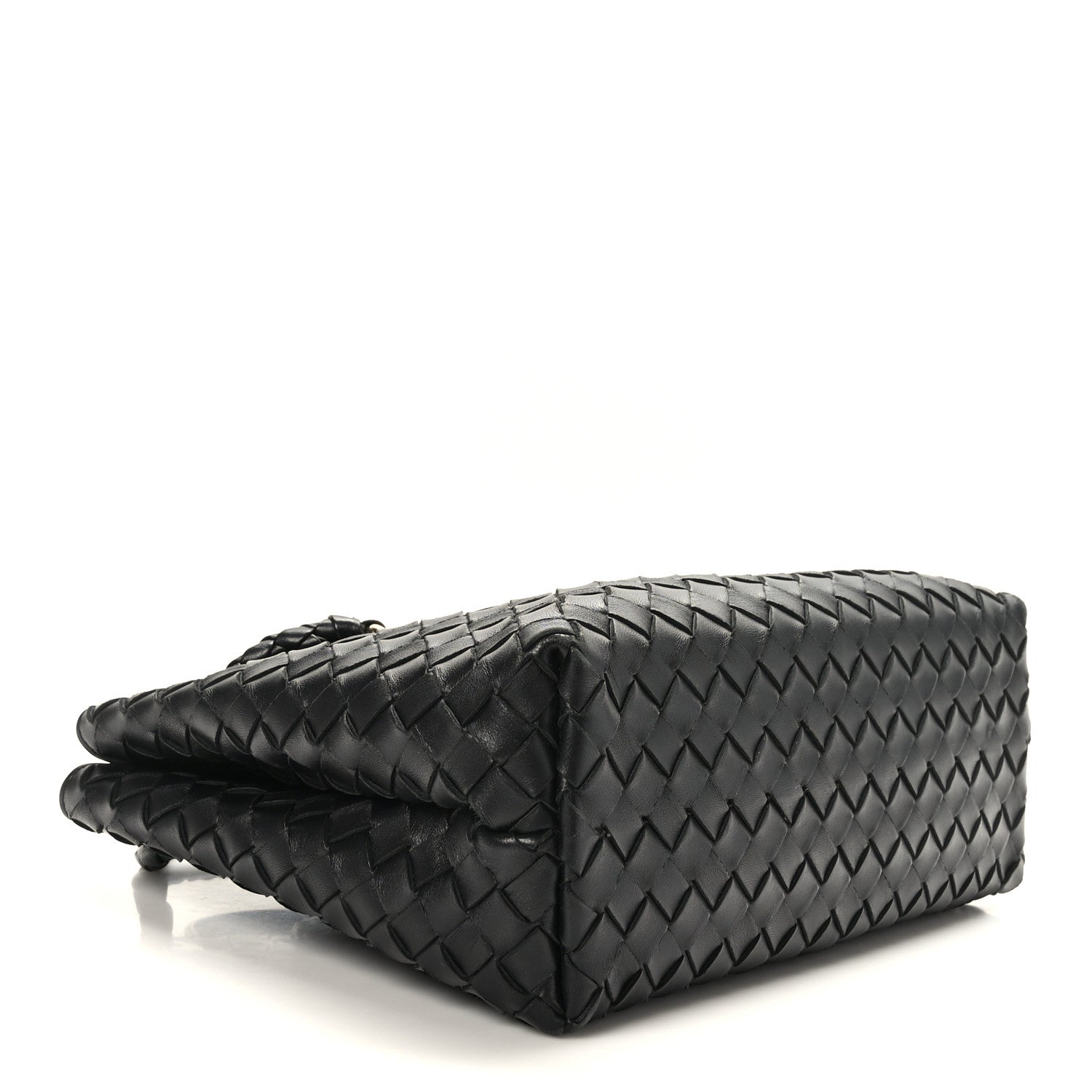 Bottega Veneta Nappa Intrecciato Medium Andiamo Shoulder Bag Black 4 of 8