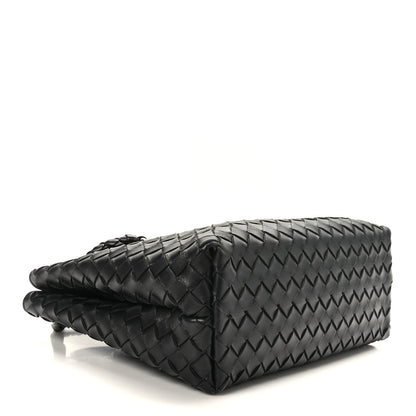 Bottega Veneta Nappa Intrecciato Medium Andiamo Shoulder Bag Black 4 of 8