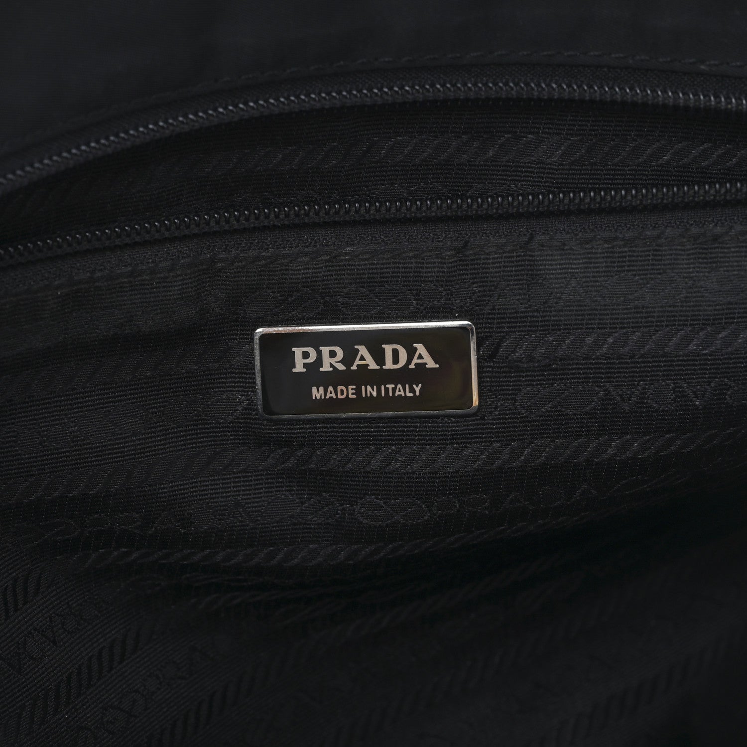 Prada Nylon Front Pockets Tote Black 6 of 8
