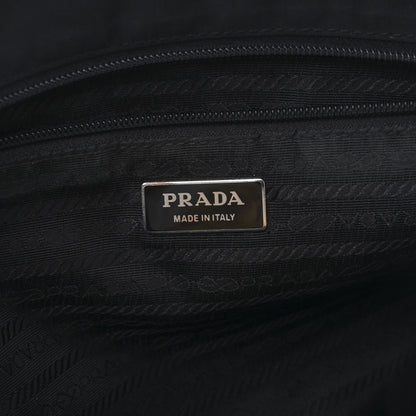 Prada Nylon Front Pockets Tote Black 6 of 8