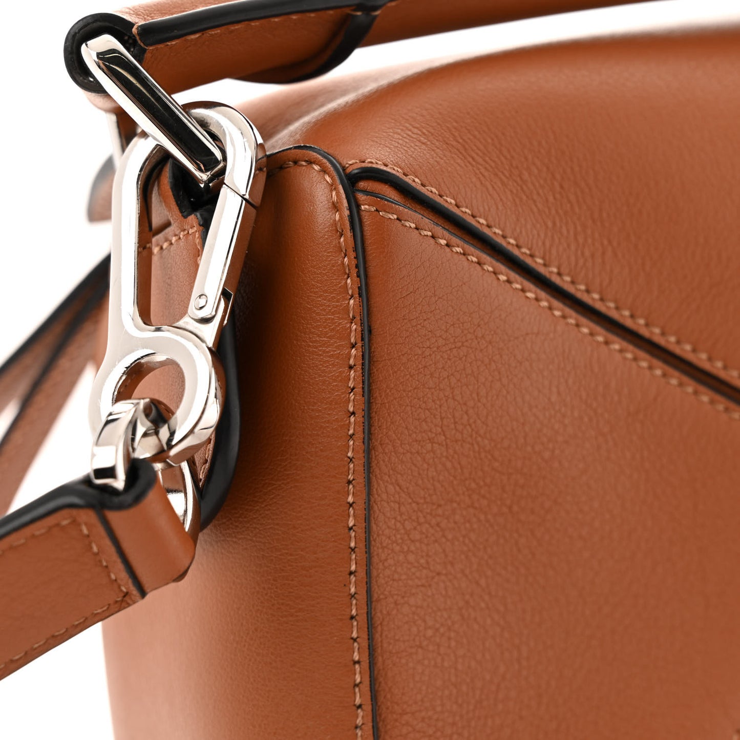 Calfskin Small Puzzle Bag Tan