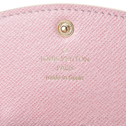 Louis Vuitton Damier Azur Rosalie Coin Purse Rose Ballerine 6 of 8