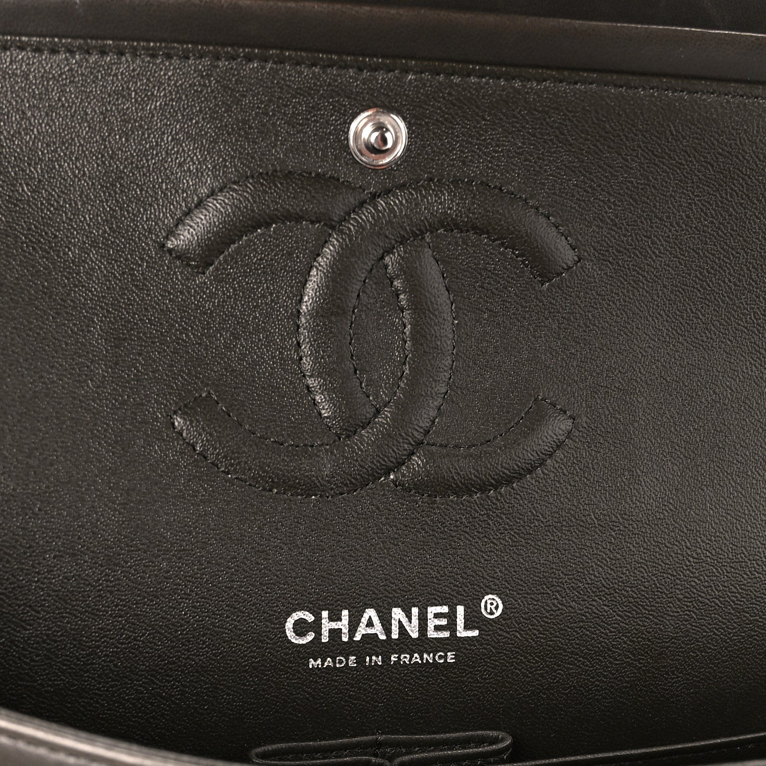 Chanel Lambskin Quilted Tri-Color Medium Double Flap Burgundy 6 of 11