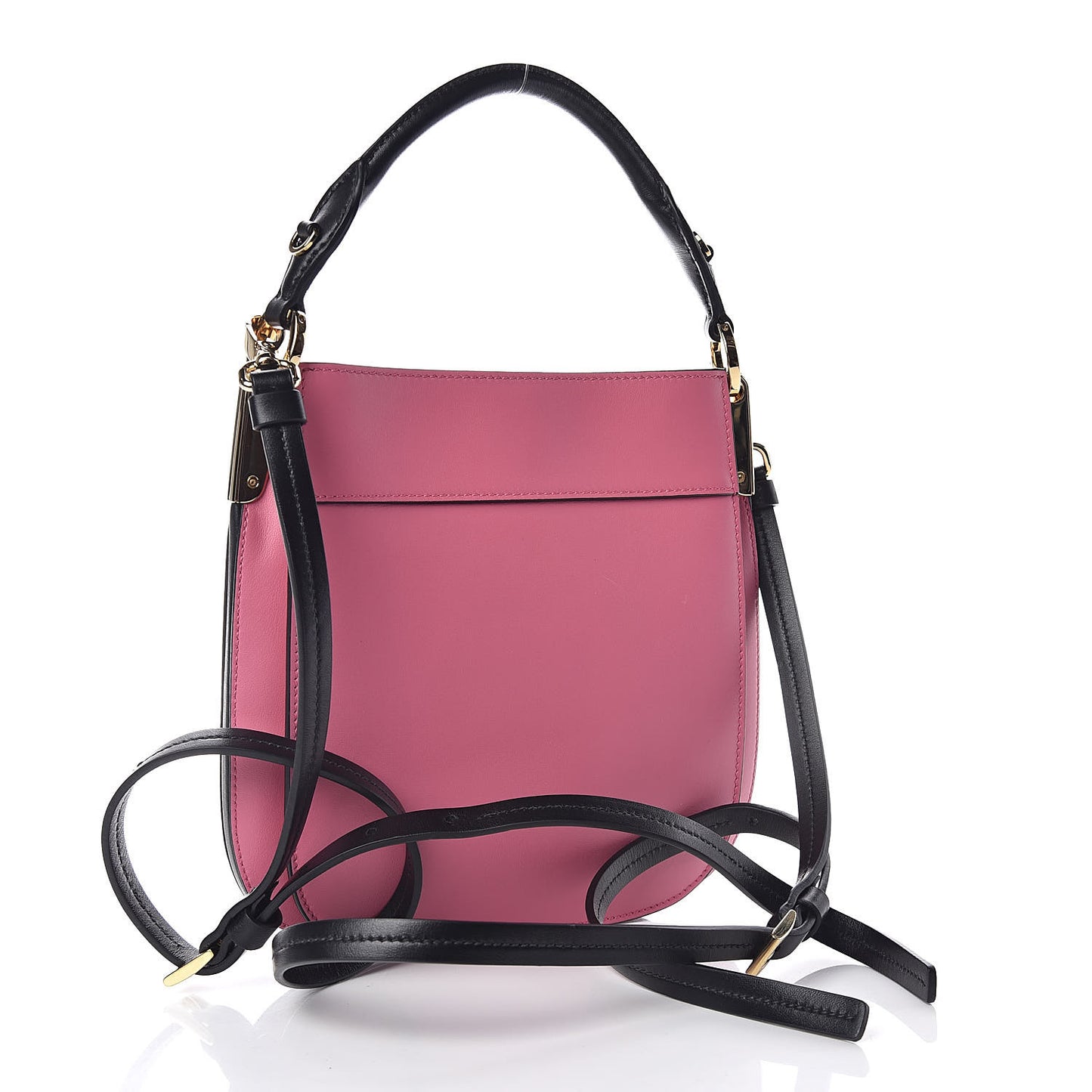 City Calfskin Small Margit Bag Begonia Black