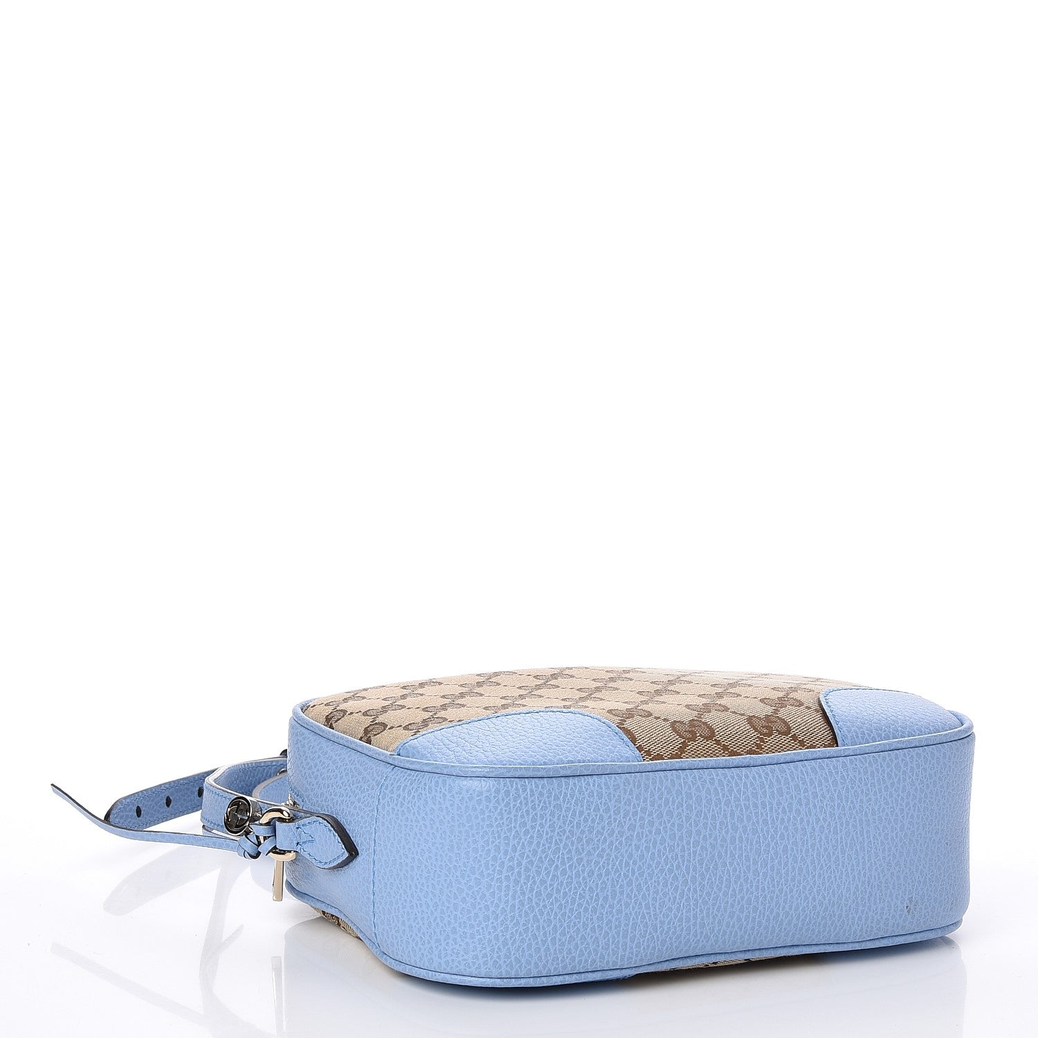 Gucci Monogram Mini Bree Messenger Bag Beige Mineral Blue 4 of 8