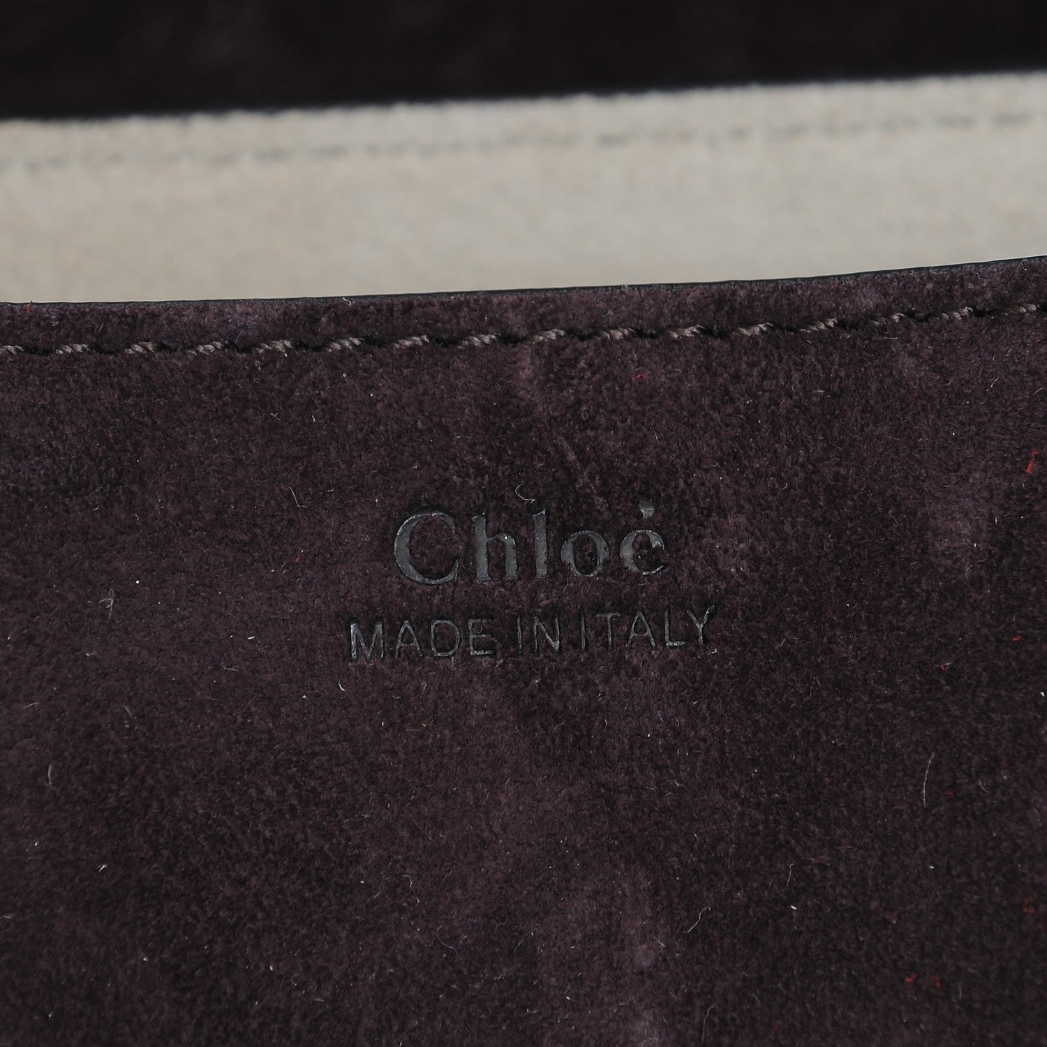 Chloe Suede Smooth Calfskin Drew Shoulder Bag Carbon Brown 6 of 12