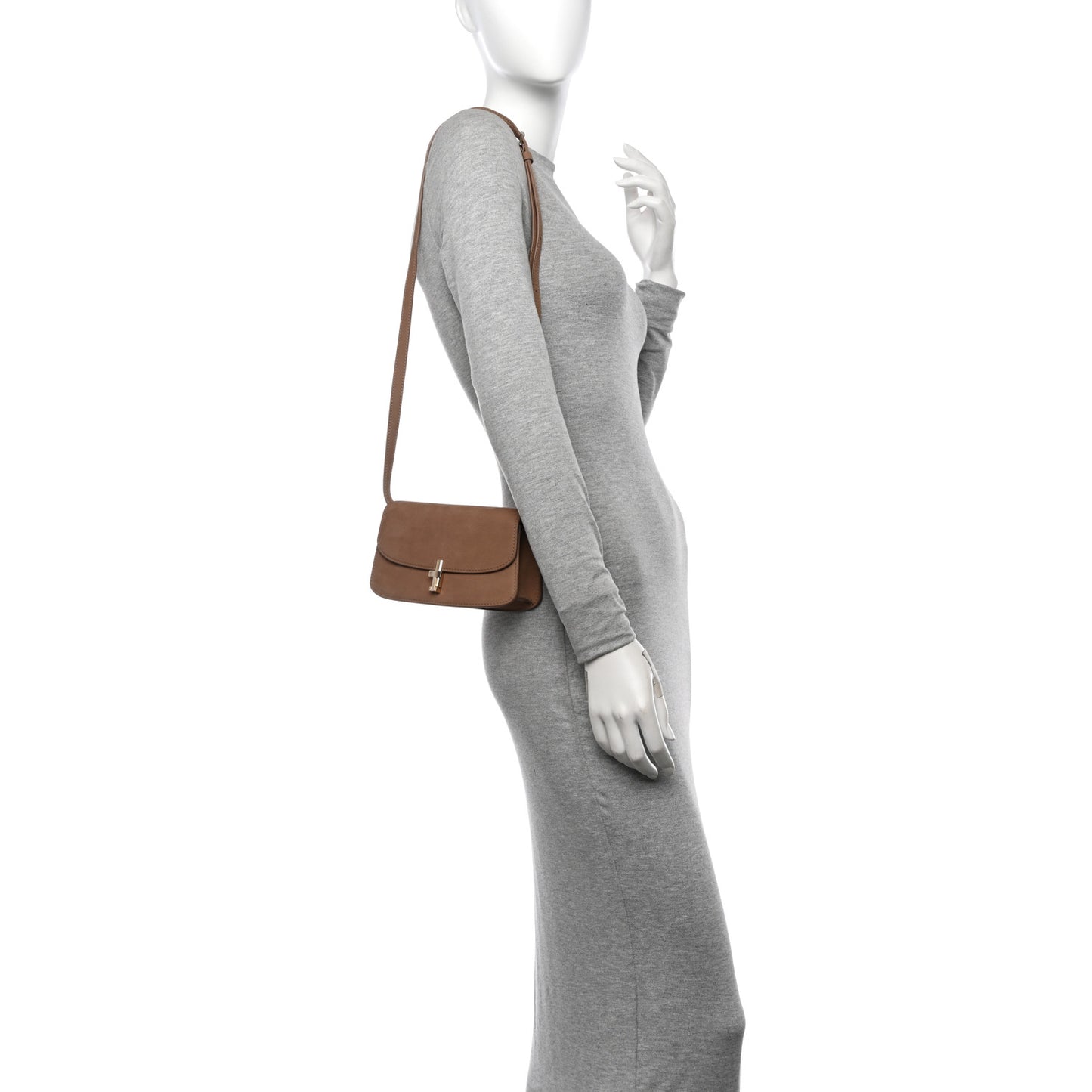 Nubuck E/W Sofia Crossbody Tundra