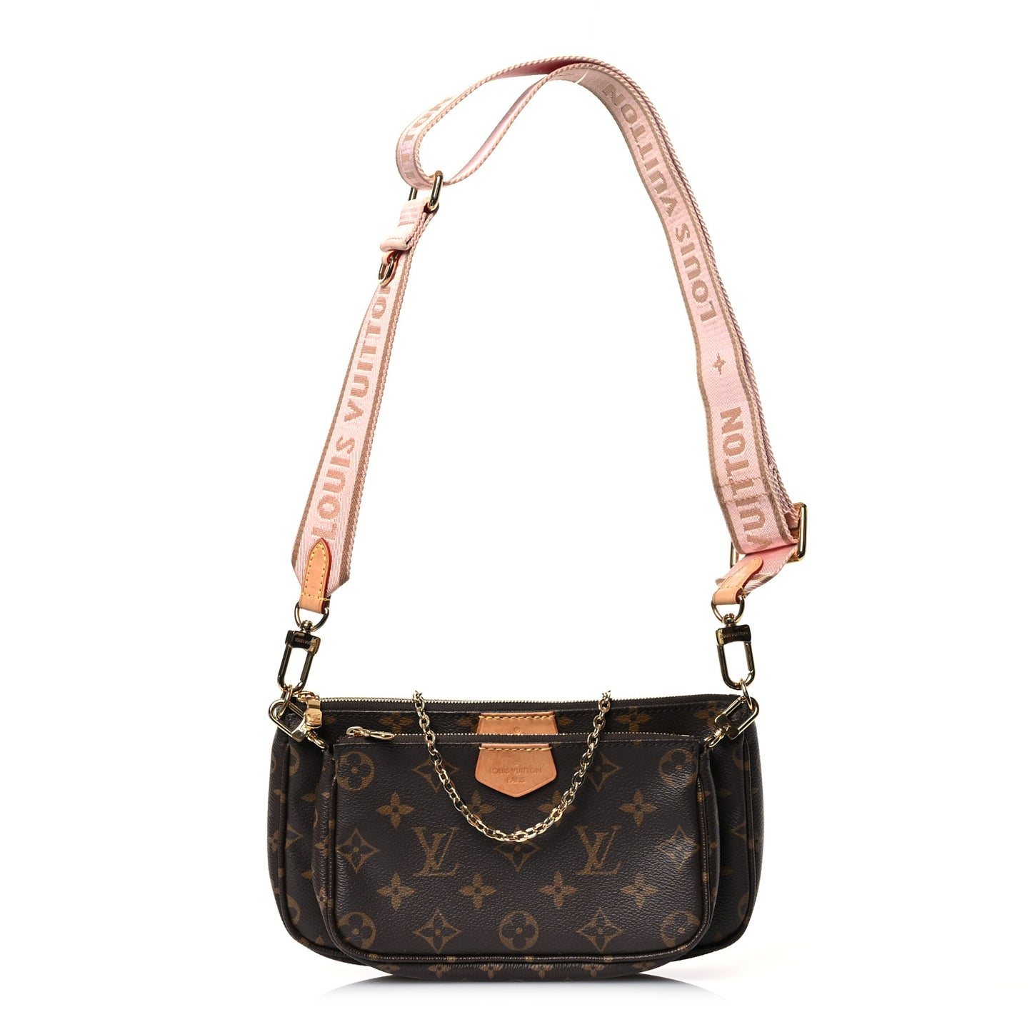 Monogram Multi Pochette Accessories Rose Clair