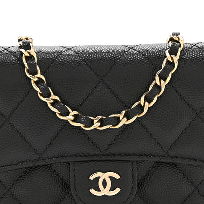 Chanel Caviar Quilted Mini Chain Bag Black 9 of 12