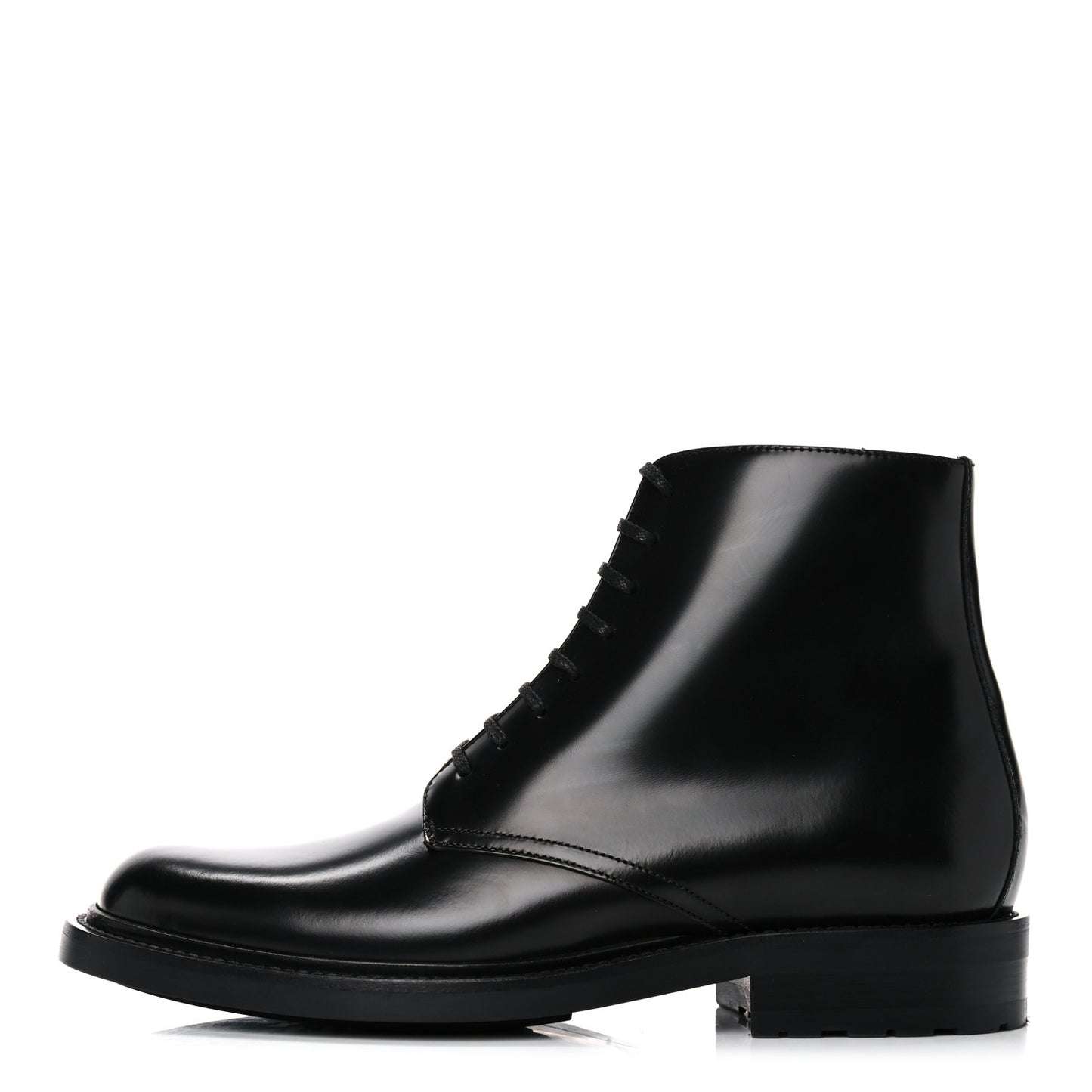 Calfskin Womens Army Combat Boots 39 Black