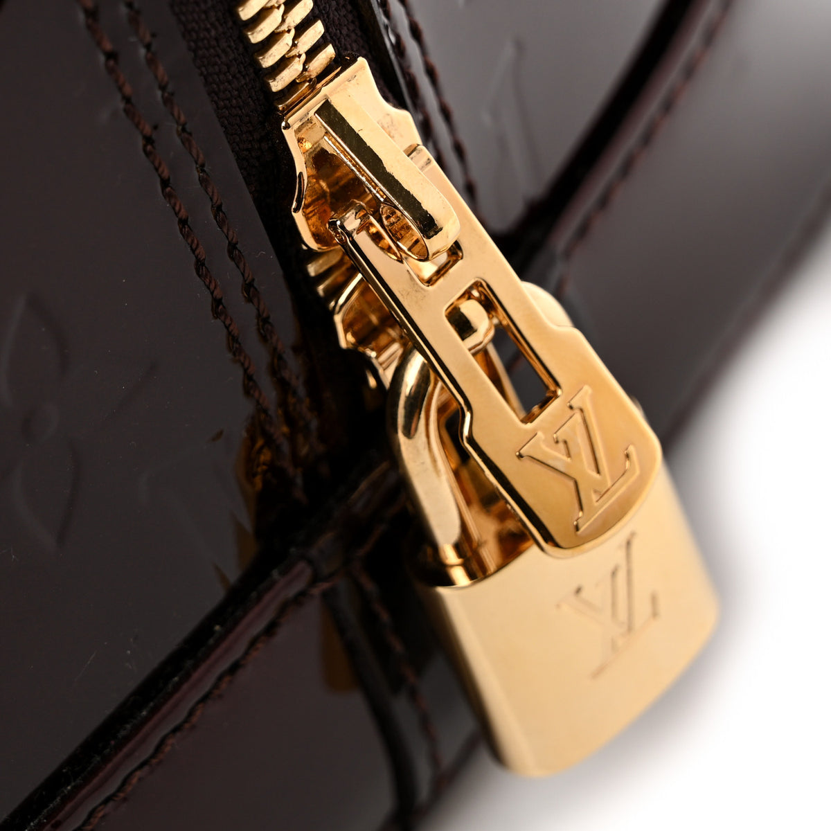 Louis Vuitton Vernis Alma GM Amarante 11 of 12