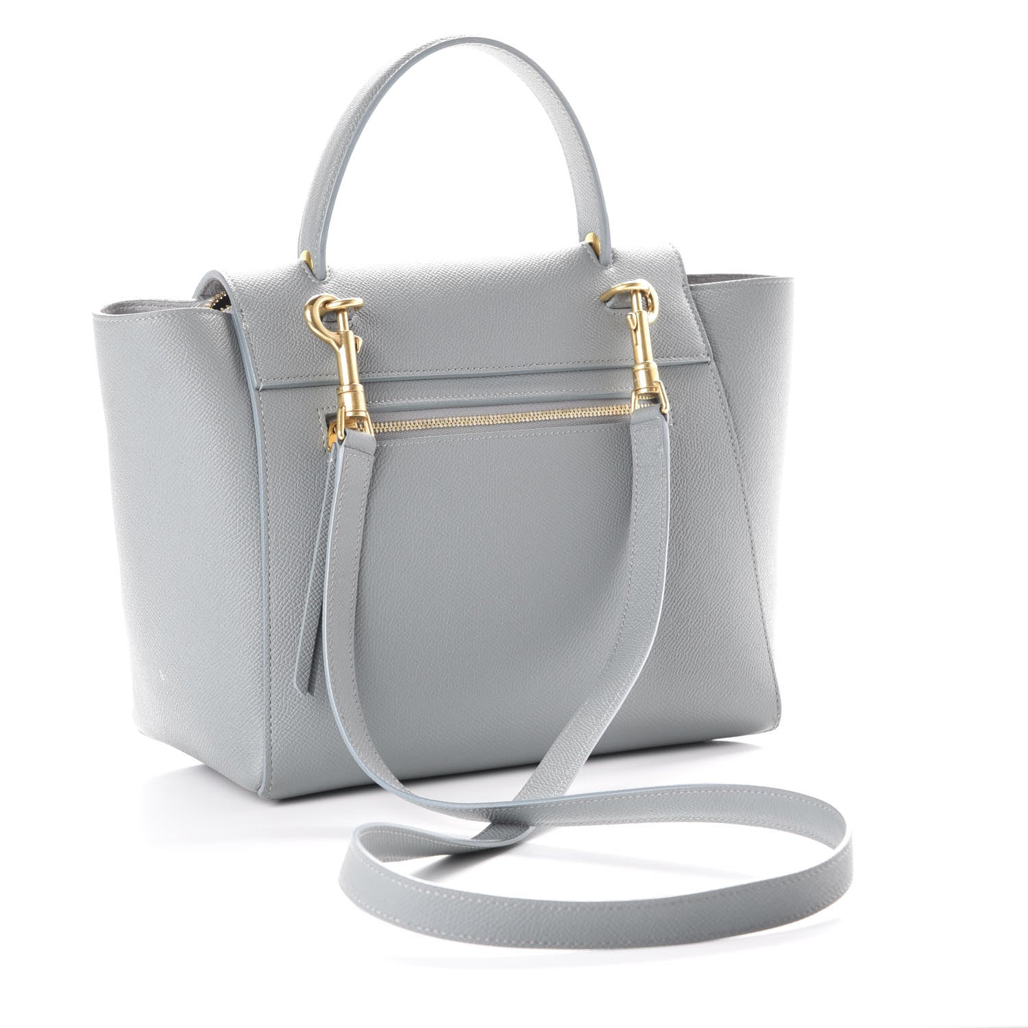 Celine Grained Calfskin Micro Belt Bag Cloud 3 of 12