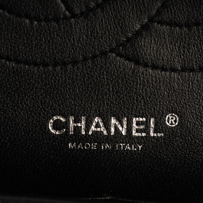 Chanel Striated Patent Quilted Jumbo Double Flap Black 7 of 8