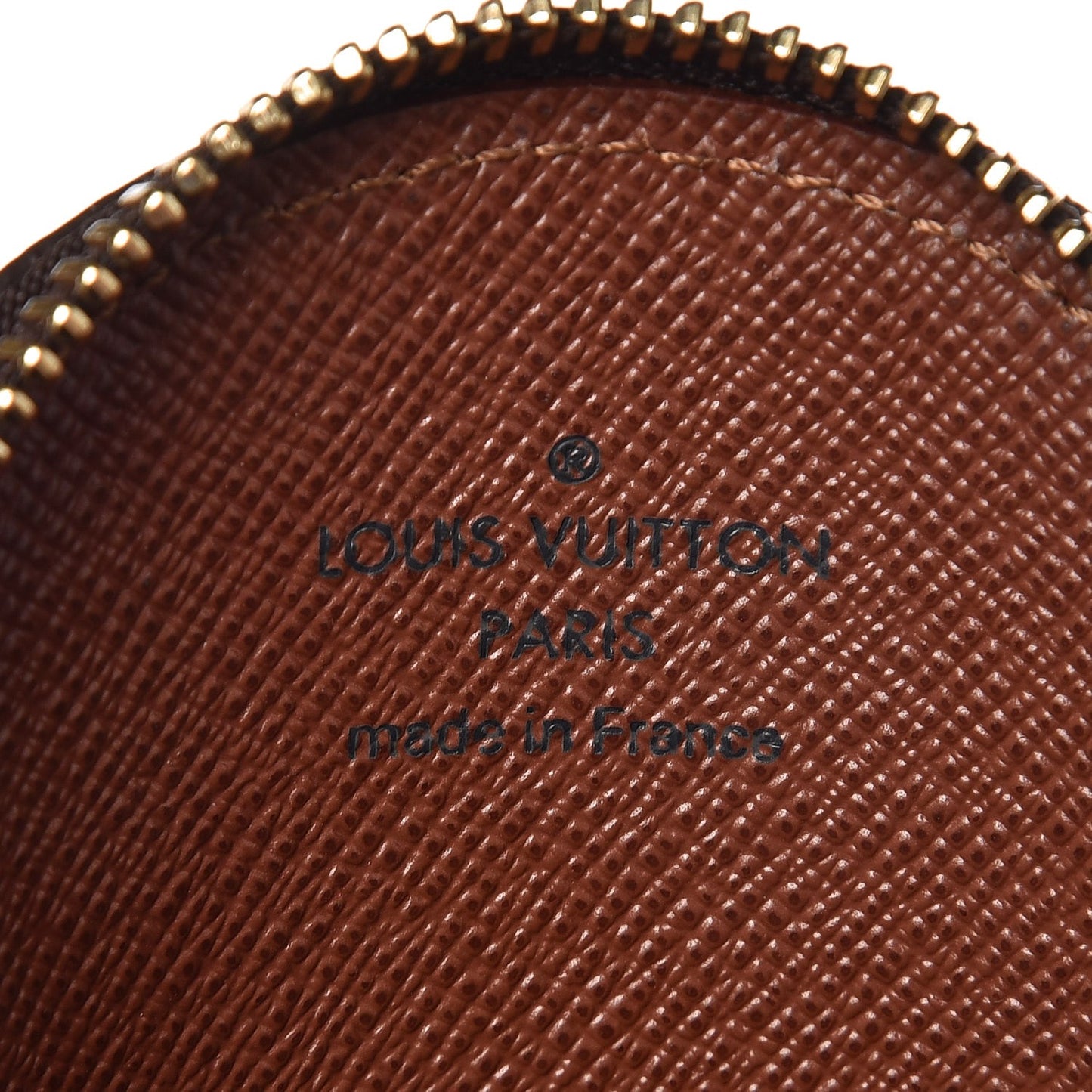 Monogram Round Coin Purse