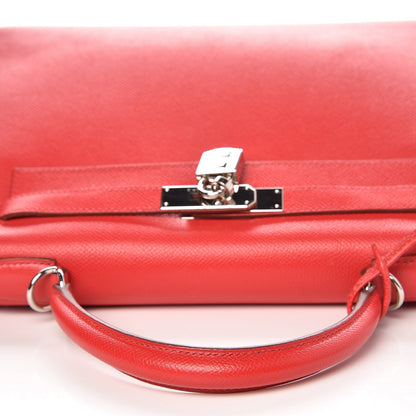 Hermes Epsom Kelly Sellier 28 Rouge Casaque 29 of 35