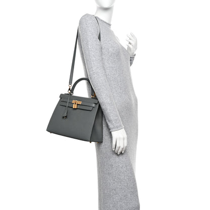 Hermes Epsom Kelly Sellier 28 Vert Amande 3 of 11