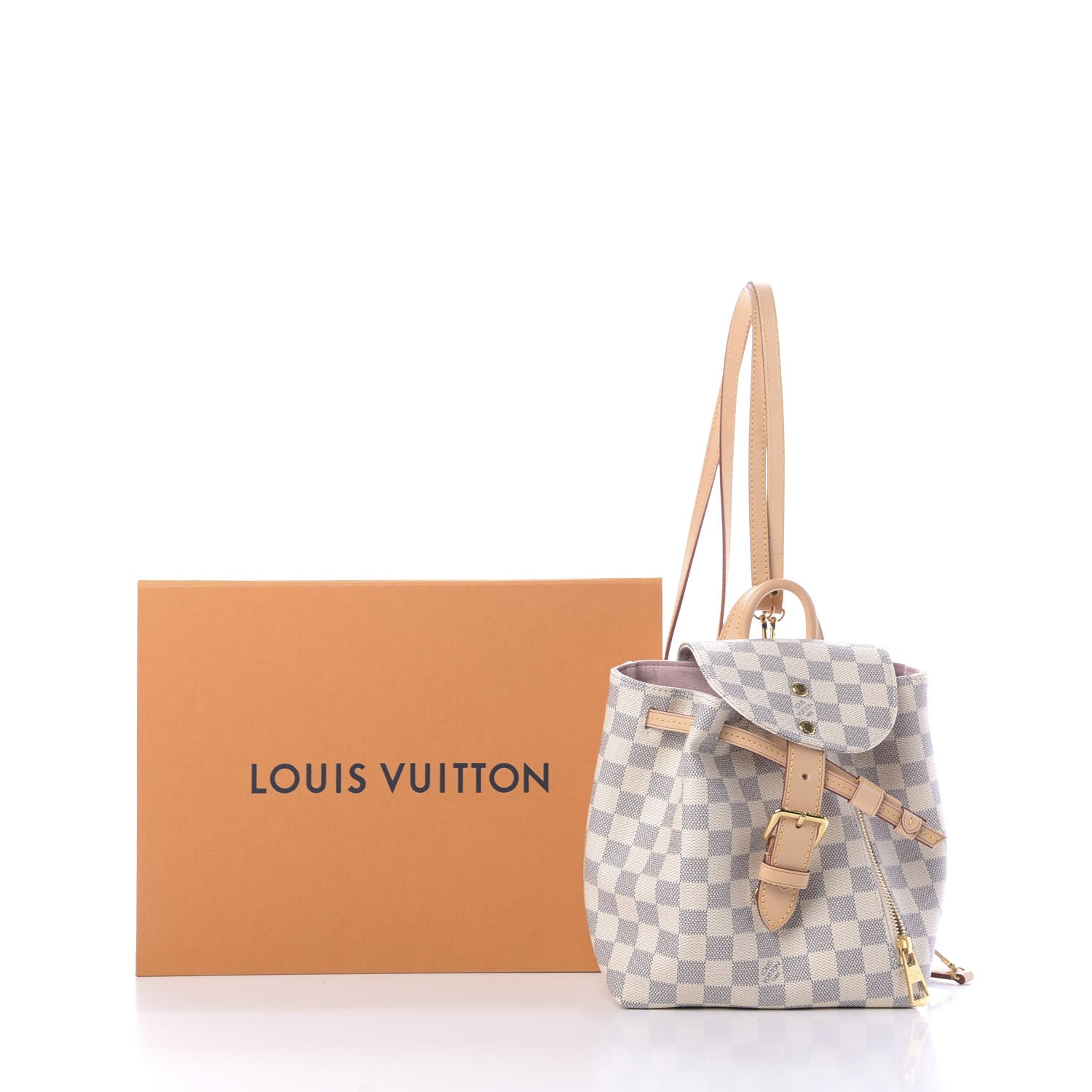 Louis Vuitton Damier Azur Sperone BB Backpack 10 of 10