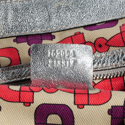 Gucci Guccissima Britt Medium Tote Silver 7 of 8