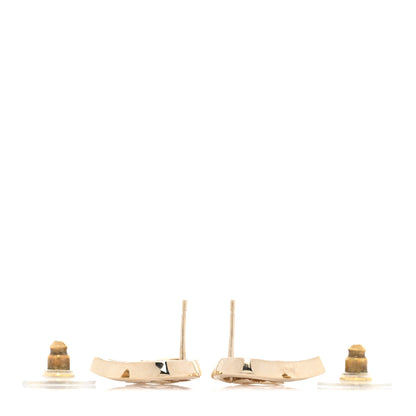 Chanel Metal CC Heart Coco In Love Earrings Gold 3 of 4
