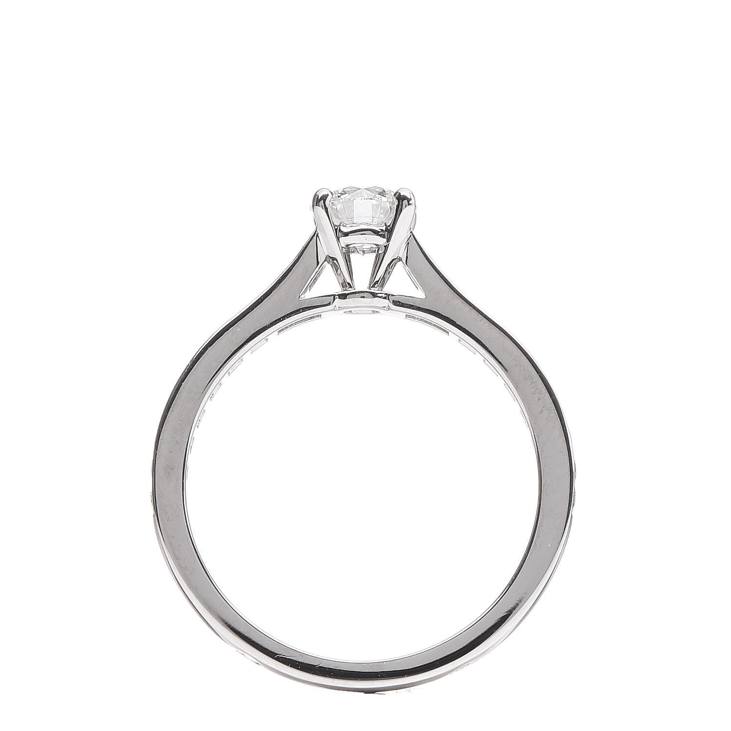 Cartier Platinum .43ct Diamond 1895 Solitaire Engagement Ring 49 4.75 7 of 8