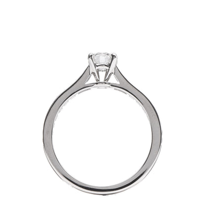Cartier Platinum .43ct Diamond 1895 Solitaire Engagement Ring 49 4.75 7 of 8