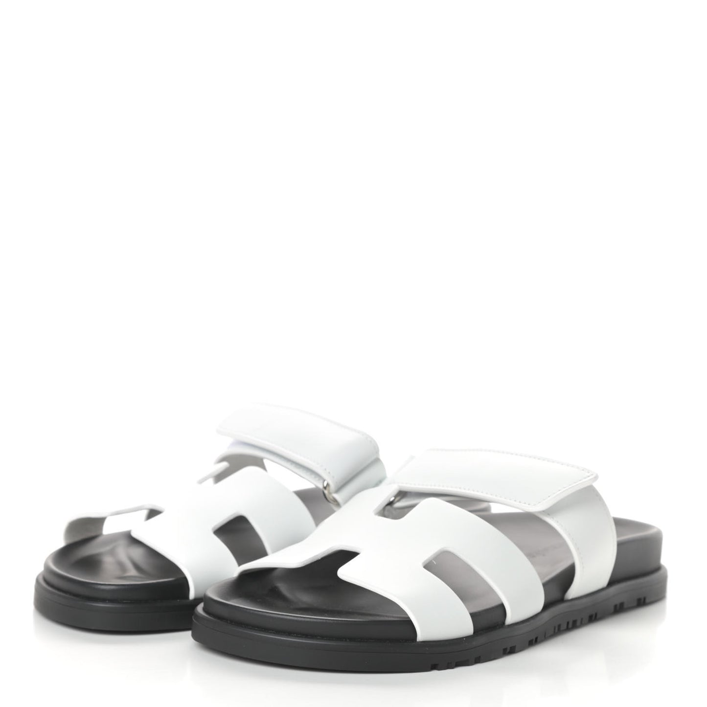 Calfskin Womens Chypre Sandals 38 White