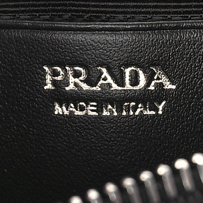 Prada Satin Crystal Mini Triangle Crossbody Pouch Cristal 5 of 6