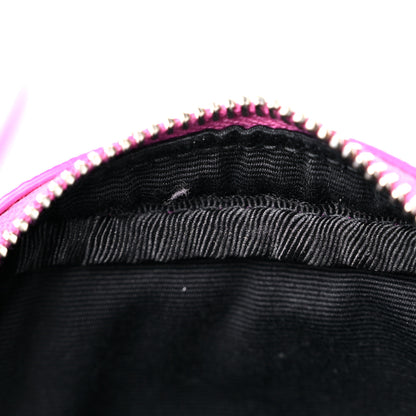 Saint Laurent Grain De Poudre Matelasse Monogram Baby Lou Camera Bag Electric Fuxia 10 of 12