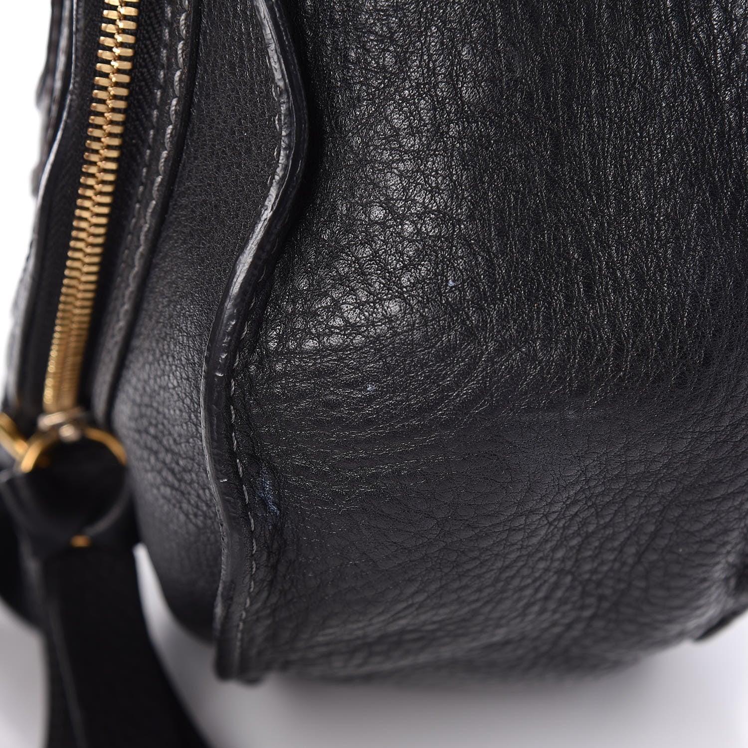 Chloe Calfskin Medium Marcie Round Zip Crossbody Bag Black 10 of 14