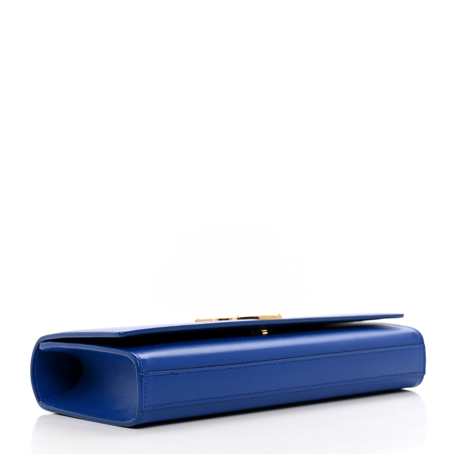 Grain De Poudre Classic Monogram Cassandre Clutch Blue Majorelle