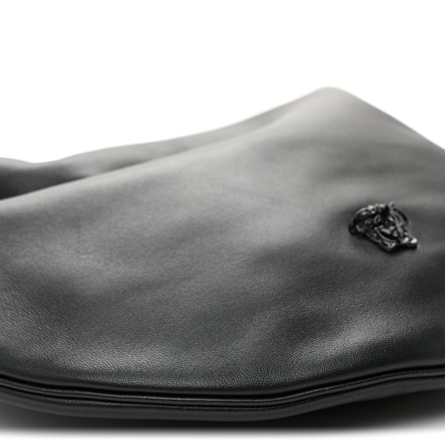 Calfskin La Medusa Chain Hobo Black